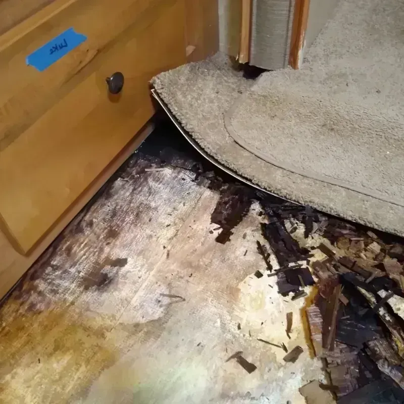 Wood Floor Water Damage in Sabattus, ME